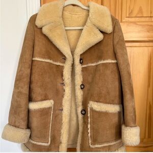 Vintage Tannery West Shearling Jacket